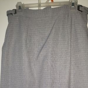 Gray pencil skirt